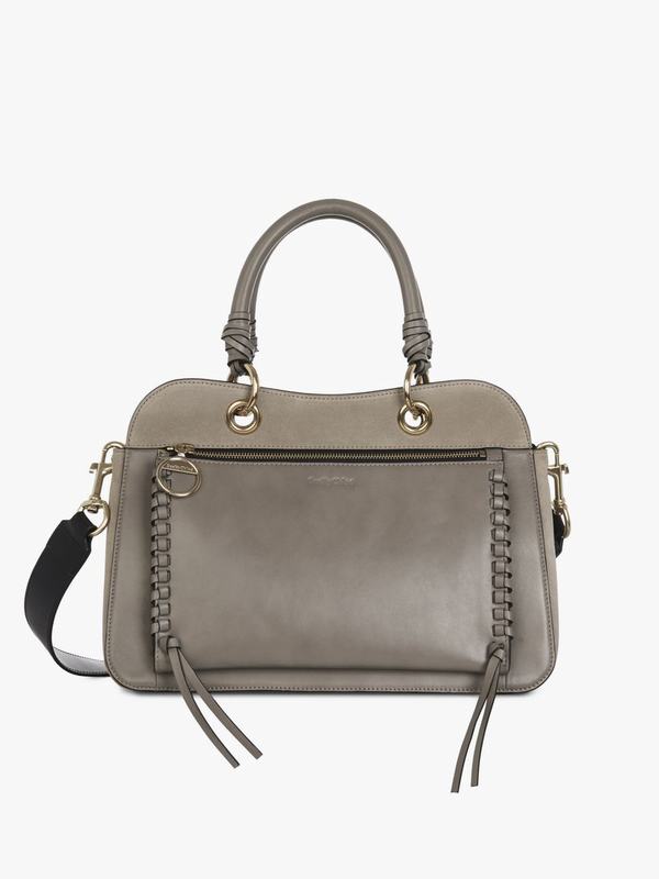 Chloé Bolsa Mujer Tilda Gris Calfskin RXCW53806